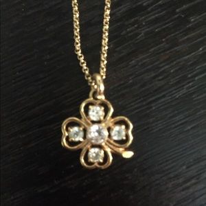 Juicy Couture lucky shamrock necklace